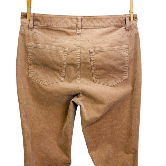 Talbots Womens Stretch Corduroy Pants High Waist Straight Leg Petite Size 10p - Picture 7 of 11
